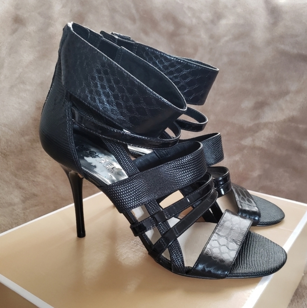 Michael Kors strap heels NWOT